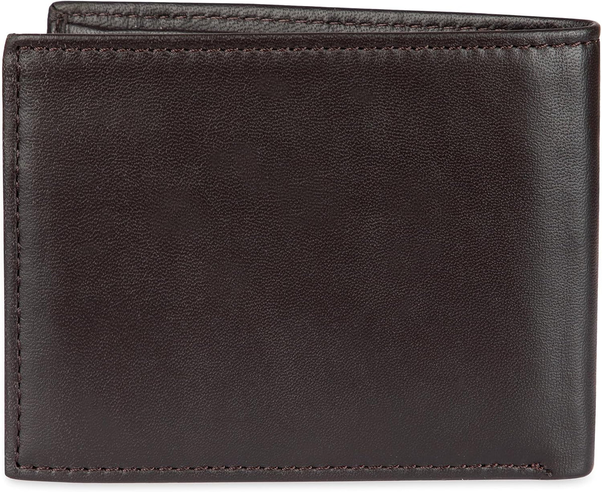 Tommy Hilfiger Cartera Passcase para hombre con ventana de identifi...