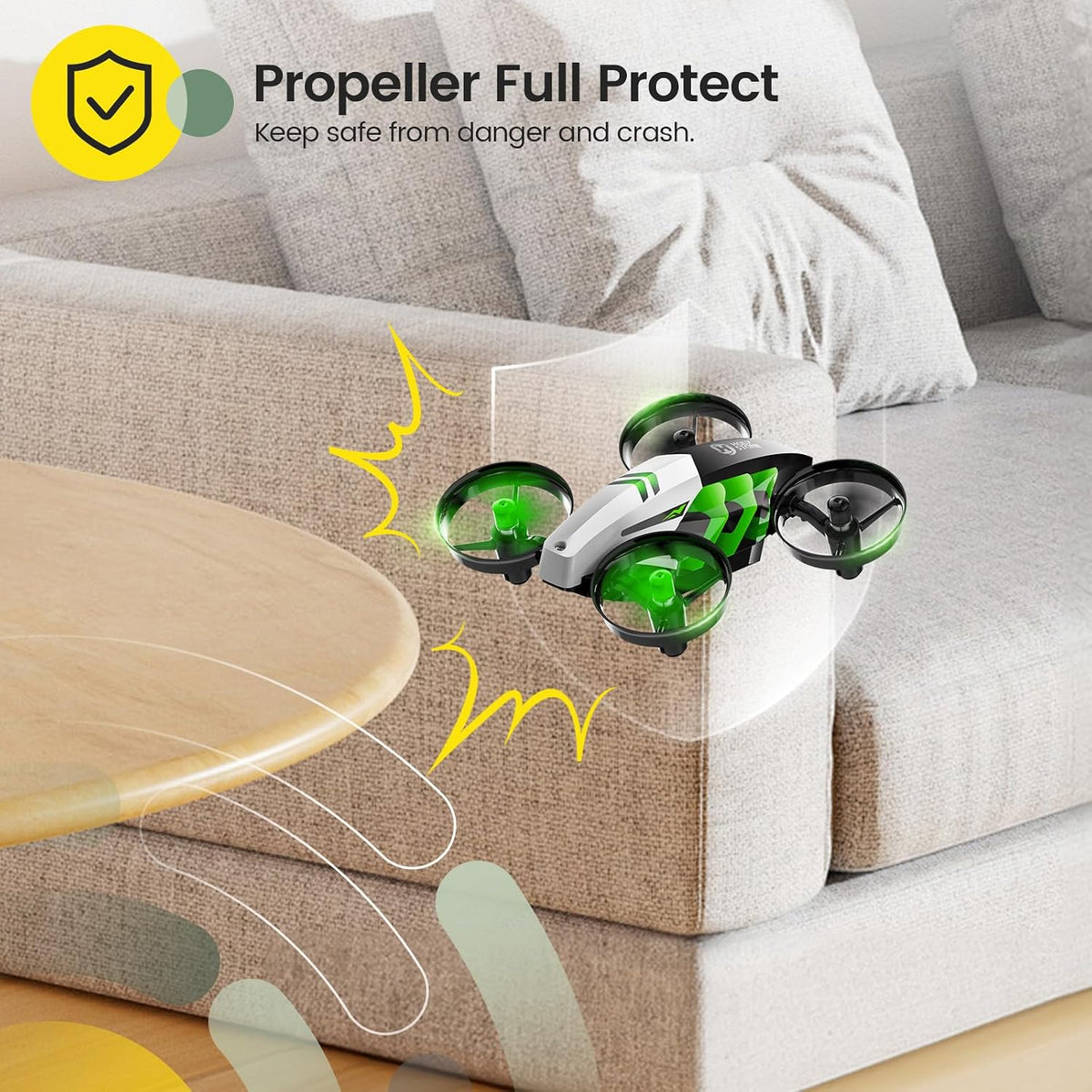 Holy Stone HS210T Drones para niños, 2 en 1 MINI Drone interior con...