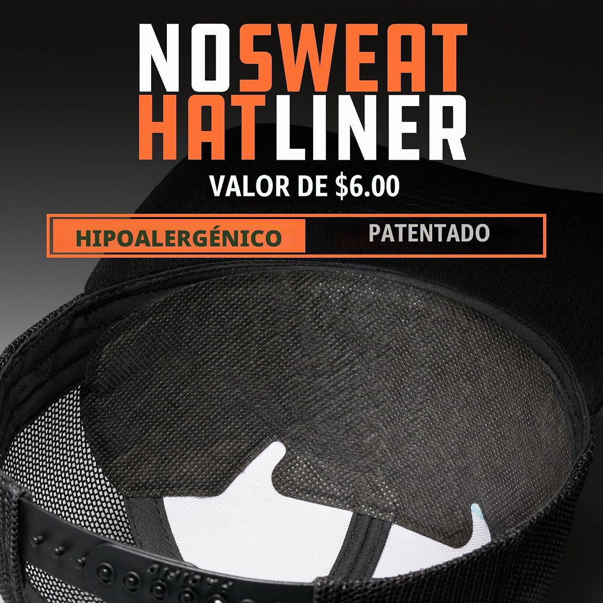 LARIX Trucker Hat Men - Gorra Snapback con parte trasera de malla t...