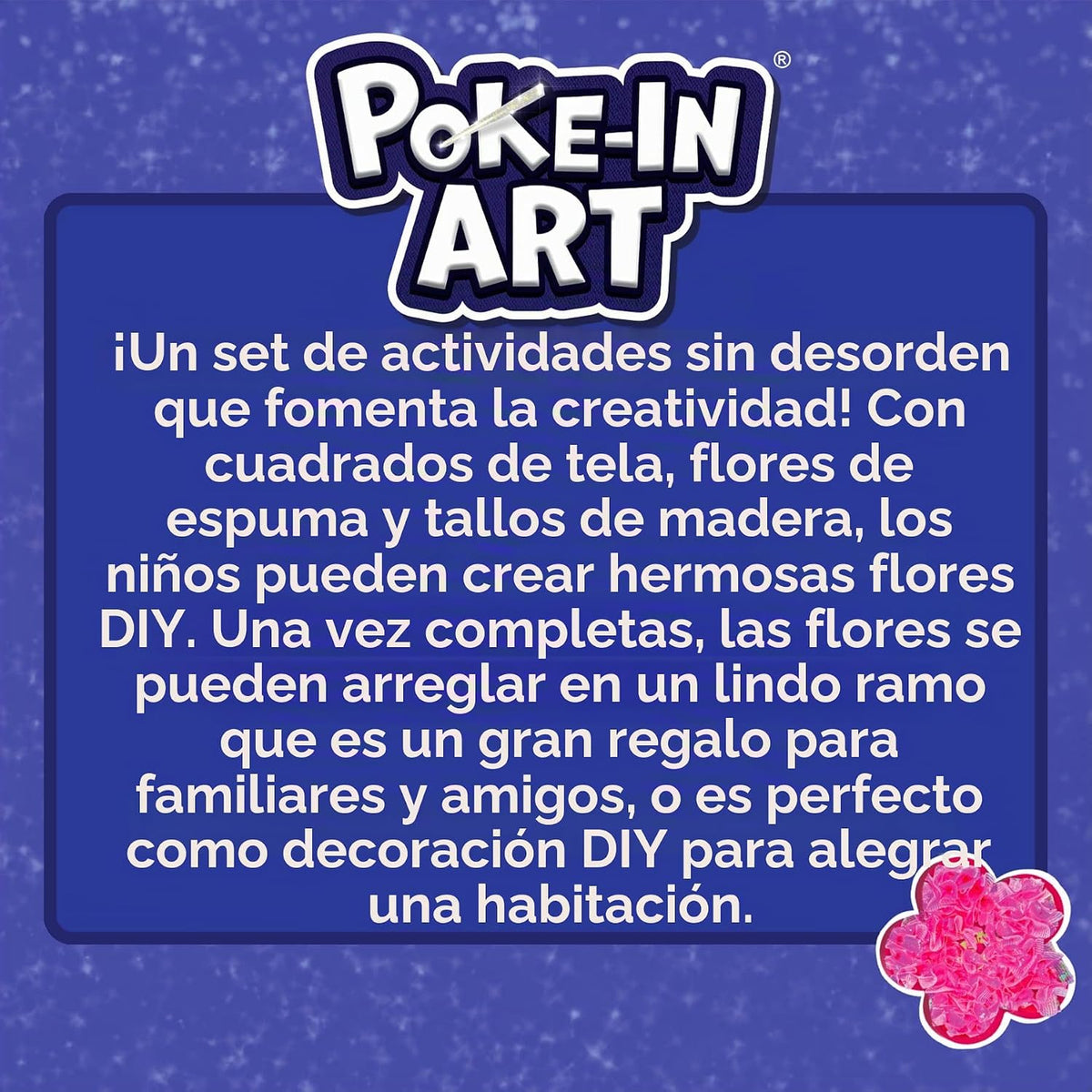 Skillmatics Poke-in Art - Ramo de flores, kit de manualidades de ma...
