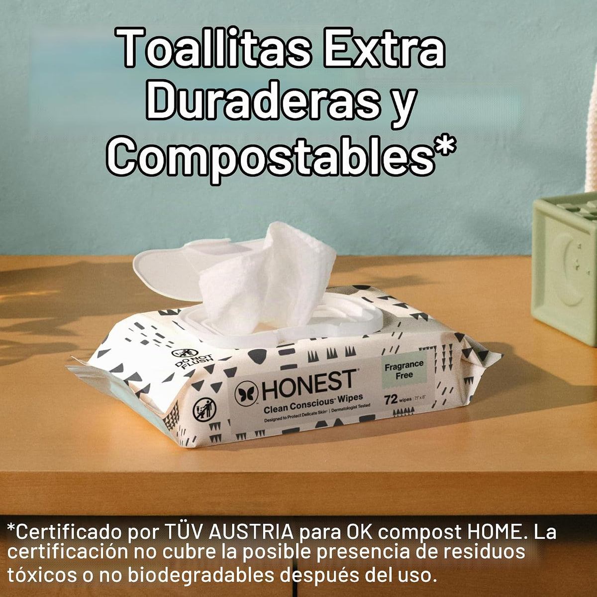 The Honest Company - Toallitas limpiadoras para bebé con 99% de agu...