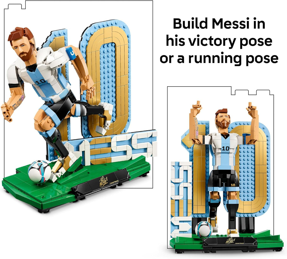 LEGO Ediciones Lionel Messi \u2013 Leyenda del Fútbol 43015 | Jugue...
