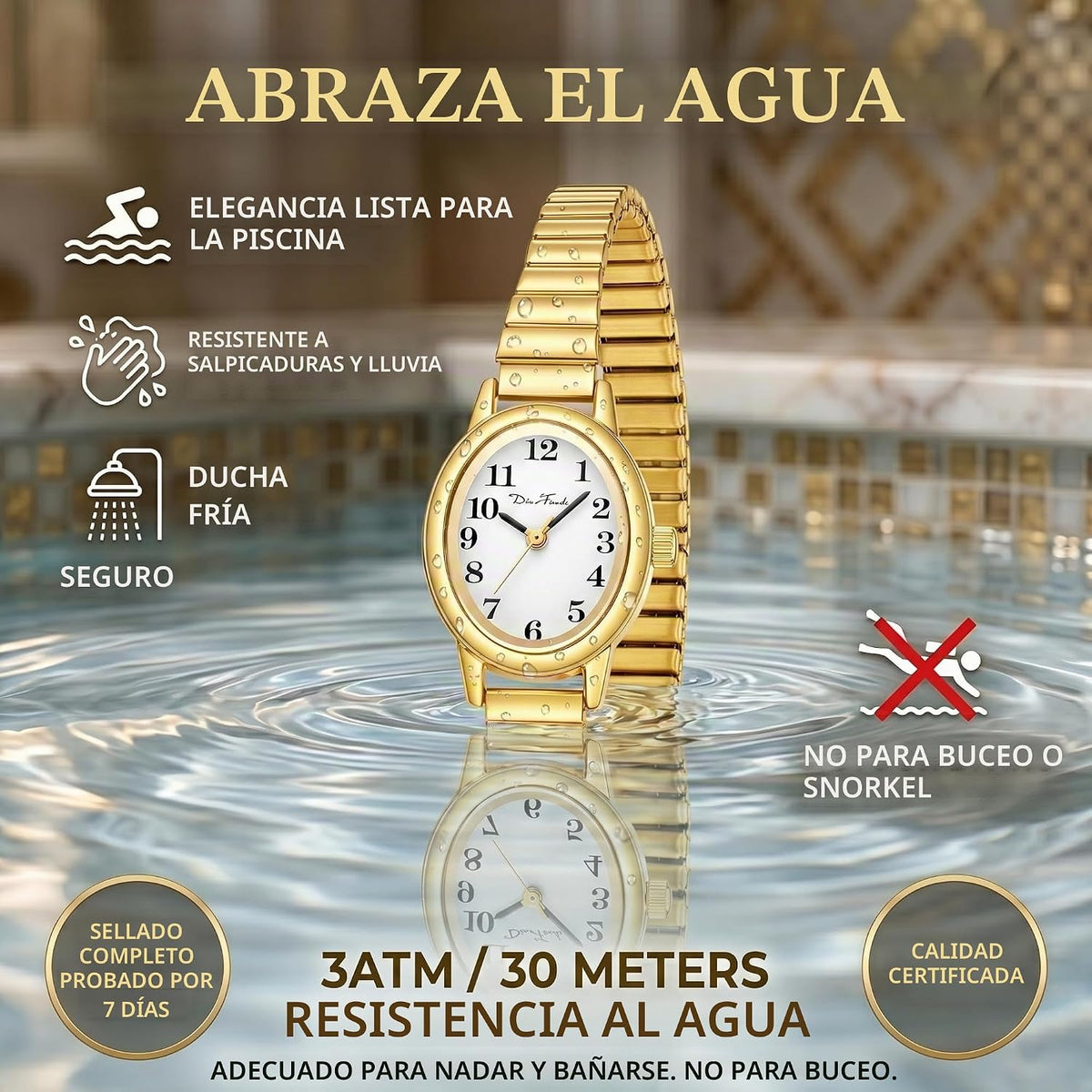 Diaofendi Reloj Pequeño de Lectura Fácil para Mujer, Reloj Analógic...