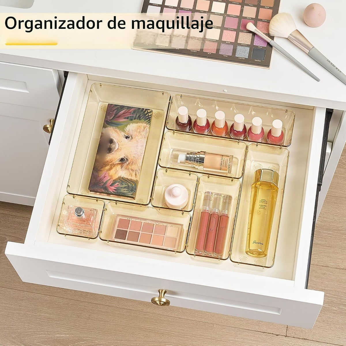 Vtopmart - Paquete de 25 organizadores de cajones de plástico con a...