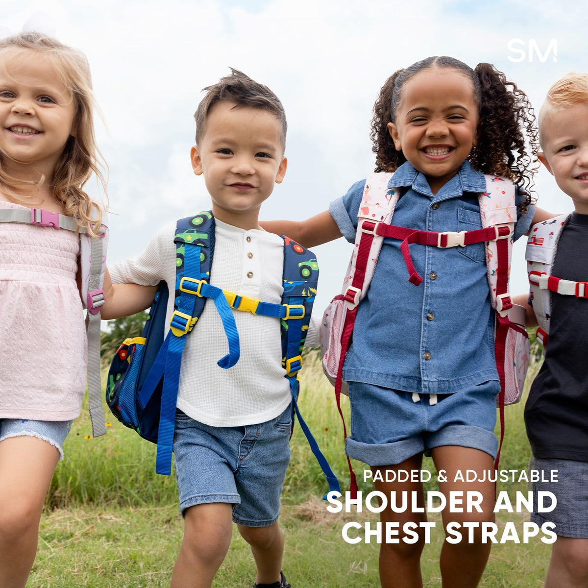 Simple Modern Mochila infantil para escuela, niñas, niños | 12L | D...
