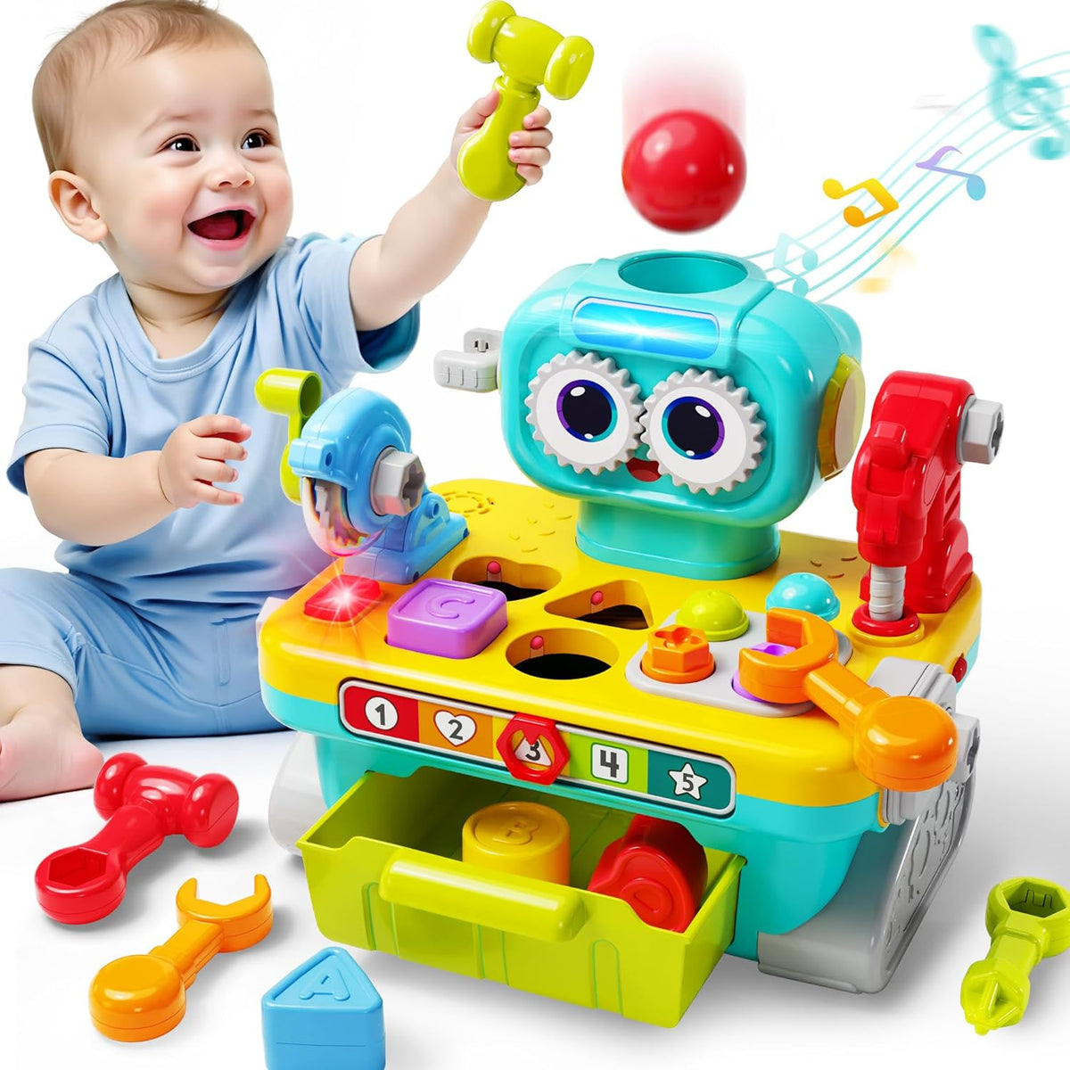 iPlay, iLearn - Banco de trabajo musical para niños pequeños, jugue...
