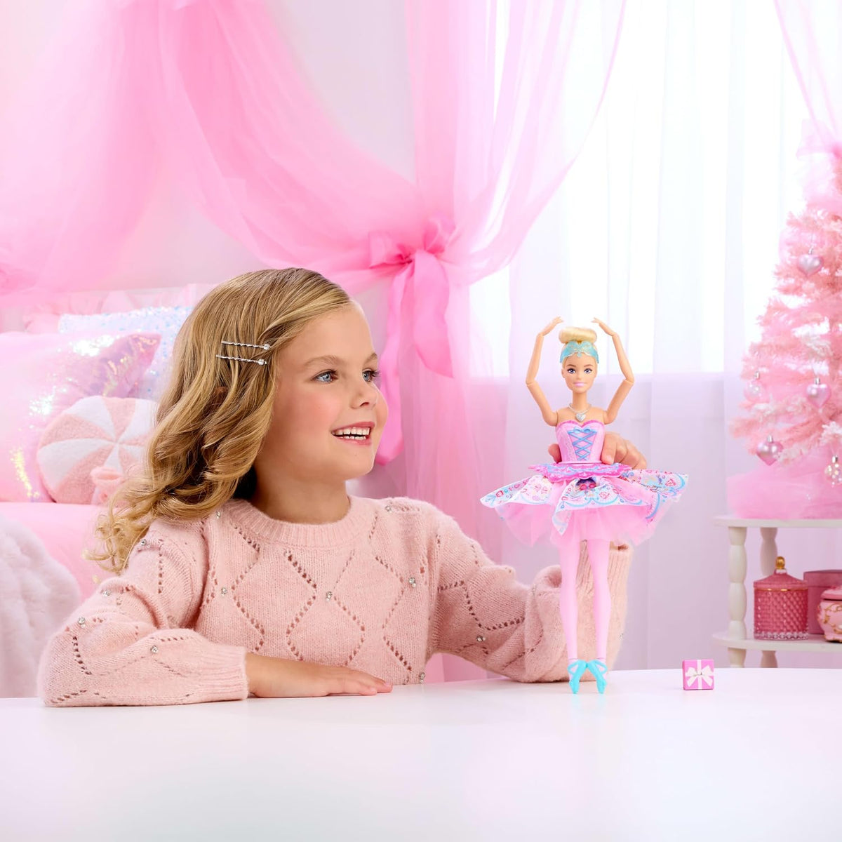 Barbie en el cascanueces muñeca Clara | Función de transformación d...