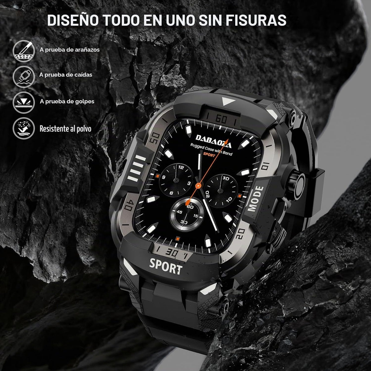 DABAOZA Funda resistente con correa táctica para hombre, compatible...