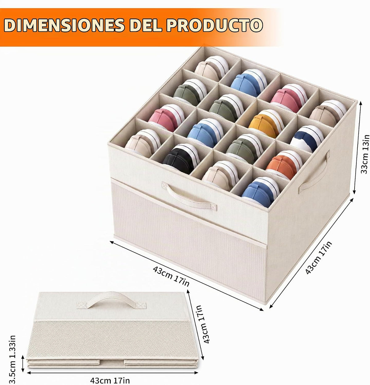 Aokeyee Organizador de zapatos para armario, paquete de 2 cajas org...