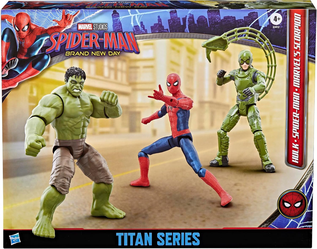 Marvel Spider-Man: Brand New Day Titan Series Spider-Man, Hulk, Mar...