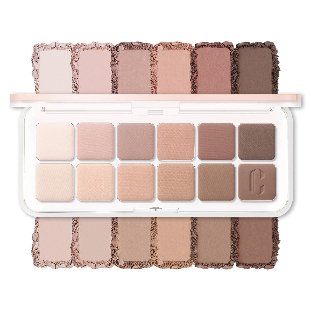 CLIO Pro - Paleta de ojos de aire, 12 colores de sombra de ojos mat...