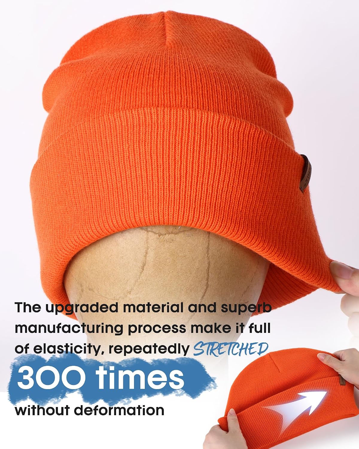 FURTALK Gorro para Hombres y Mujeres con Puños Tejido Grueso Unisex...