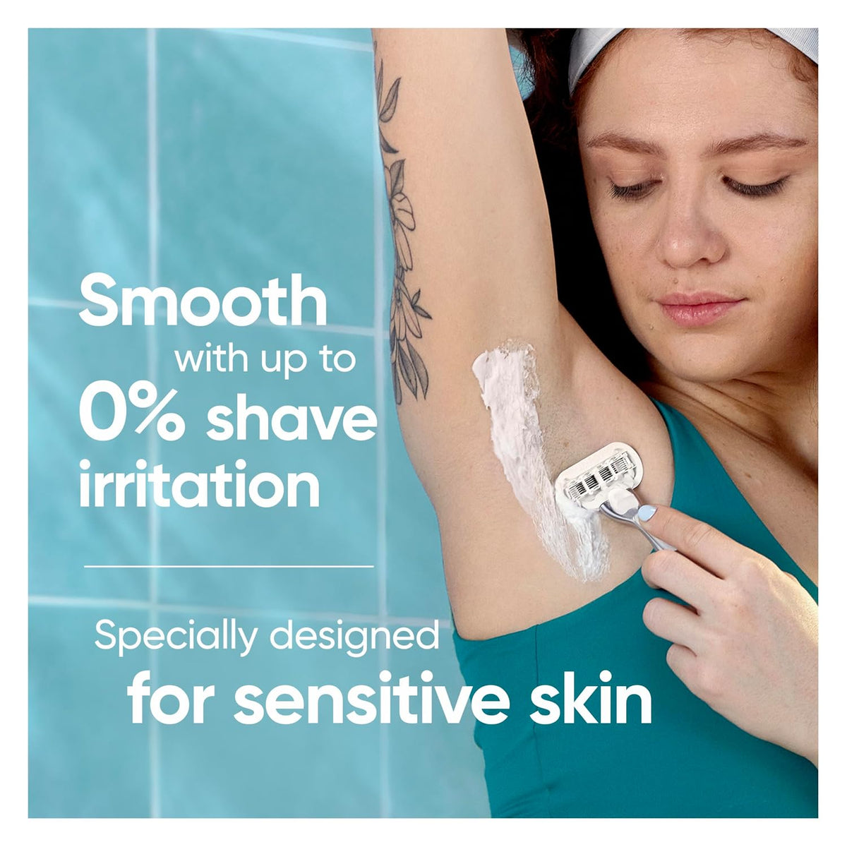 Gillette Venus Embrace Sensitive Repuesto de máquina de afeitar par...
