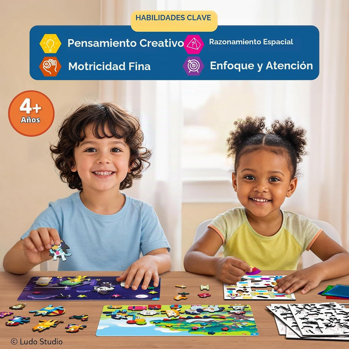 Skillmatics Foil Fun Bluey, actividad artística y artesanal, regalo...