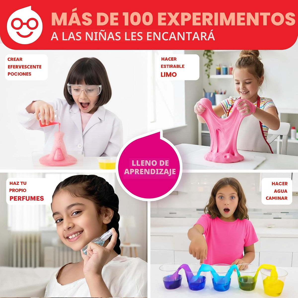 Doctor Jupiter Kit de primeros experimentos científicos para niñas...