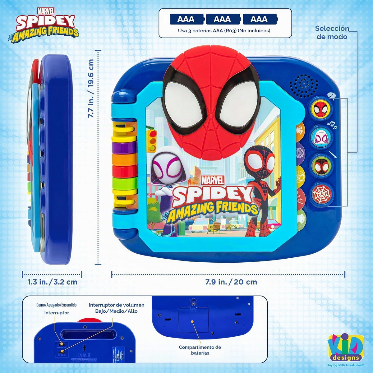 Spidey and His Amazing Friends - Libro para niños, juguetes de apre...