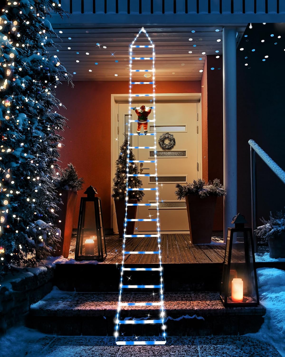 Toodour Luces LED de Navidad, luces decorativas de Navidad de 10 pi...