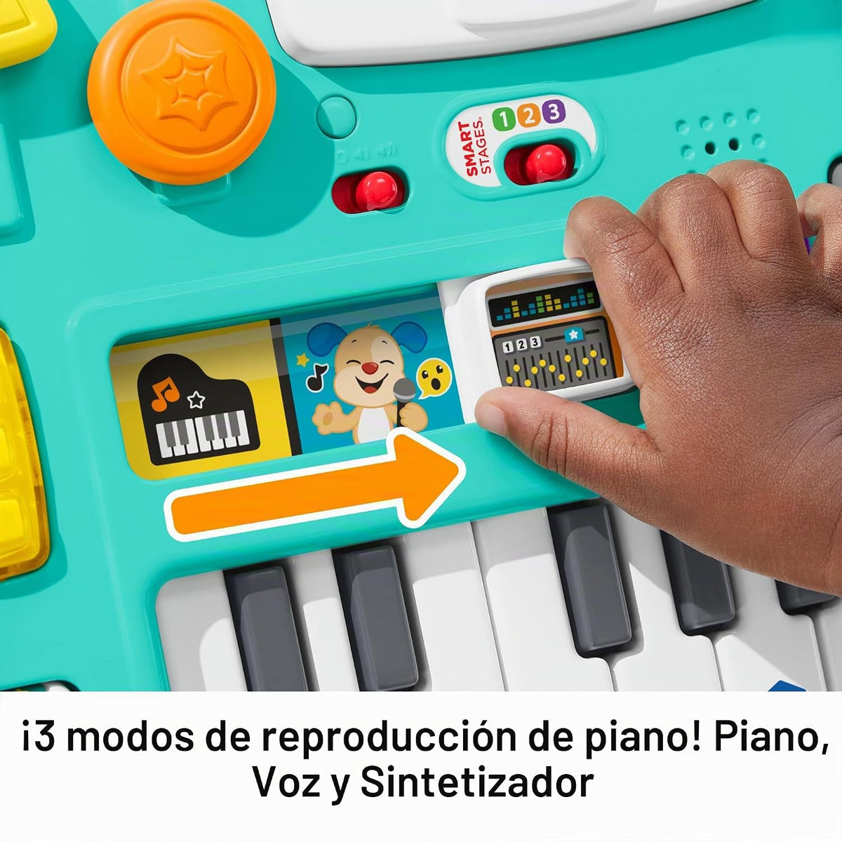 Fisher-Price Juguete para bebés y niños pequeños, mesa de DJ para r...