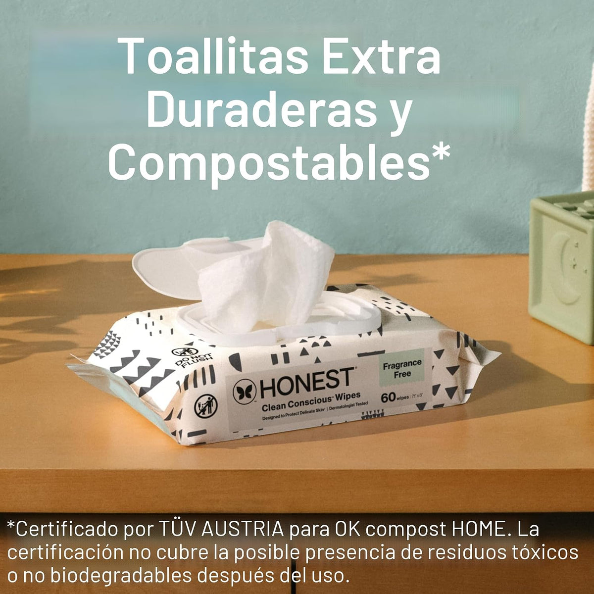 The Honest Company - Toallitas limpiadoras para bebé con 99% de agu...