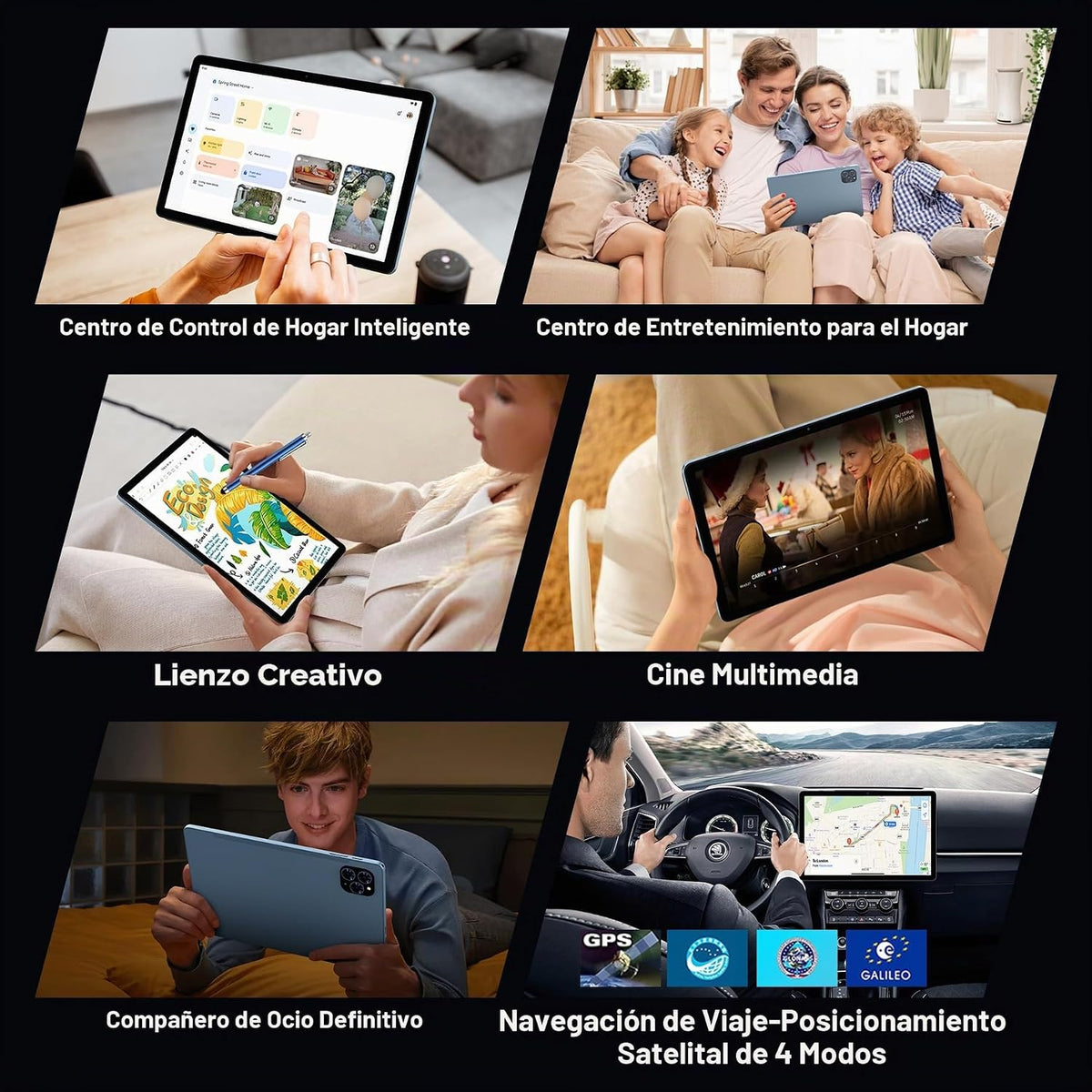 TABWEE Tableta, 11 pulgadas 2K Android 16 tabletas con teclado 24GB...