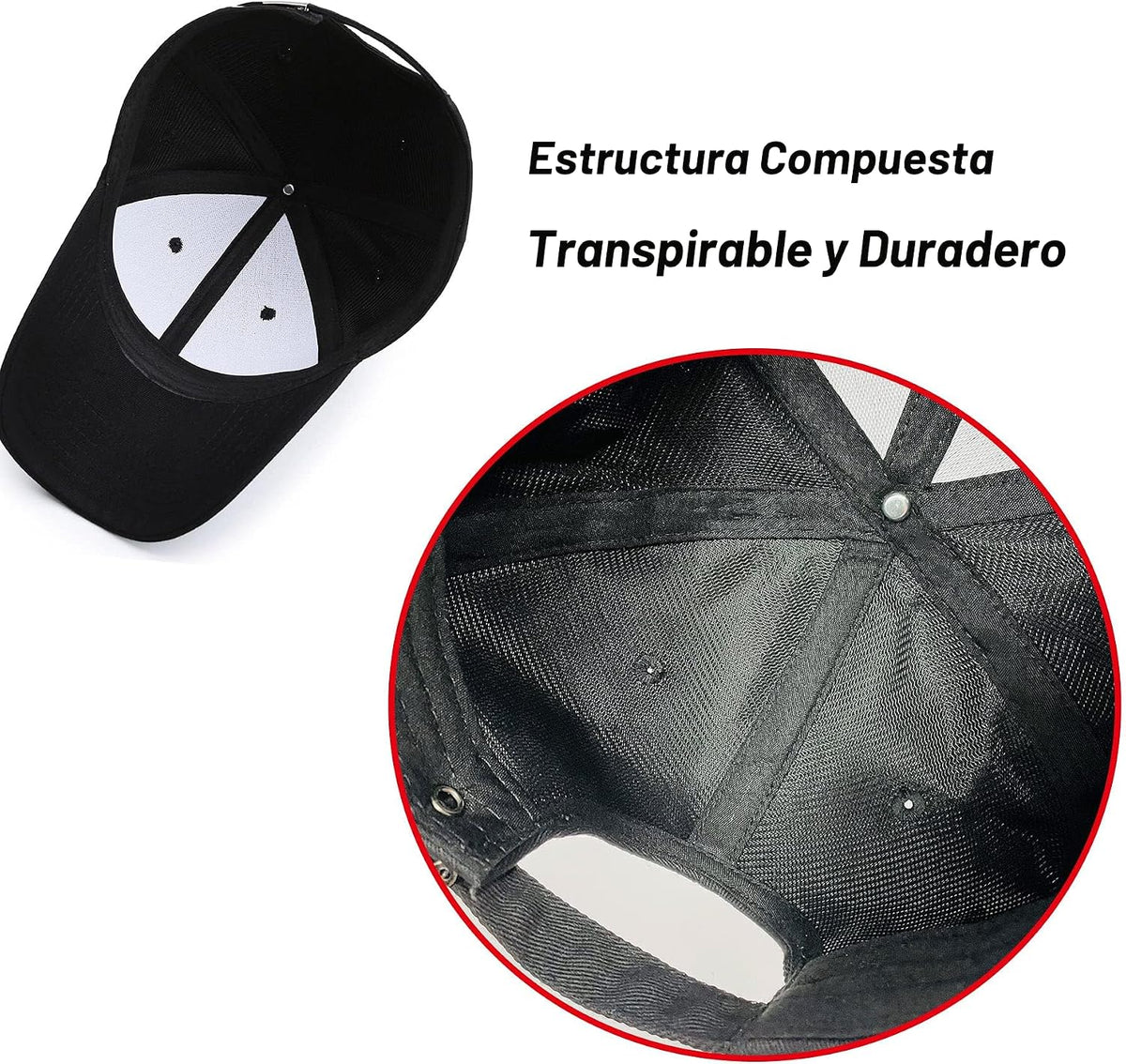PFFY 2 paquetes de gorra de béisbol Golf Dad Hat para hombres y muj...
