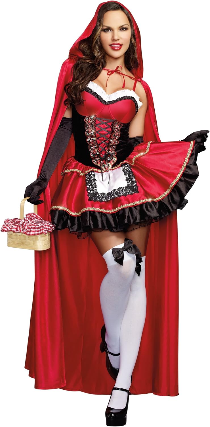 Dreamgirl - Disfraz de Caperucita Roja para mujer, moda de Hallowee...