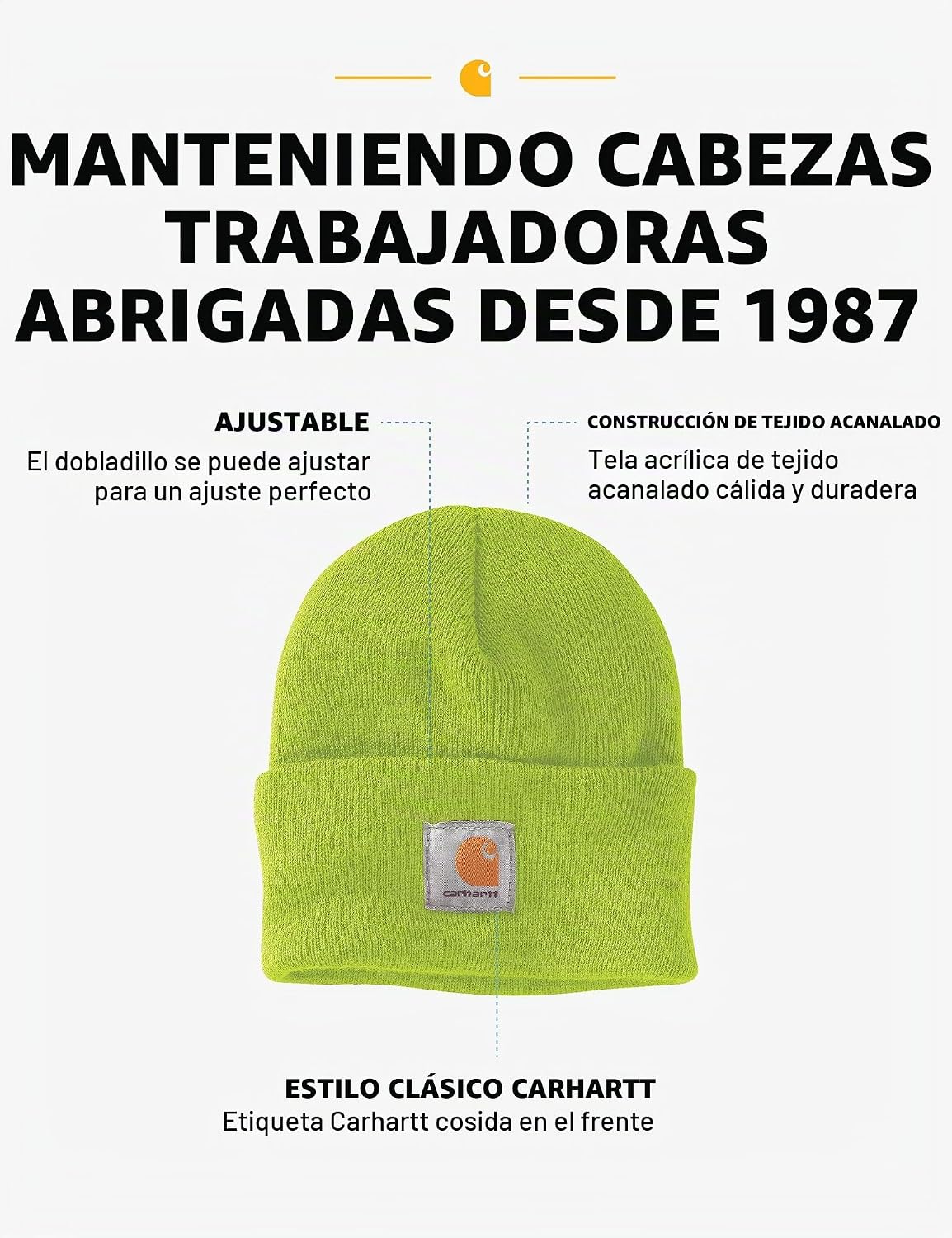 Carhartt Iconic A18 Watch Cap Gorro para hombre