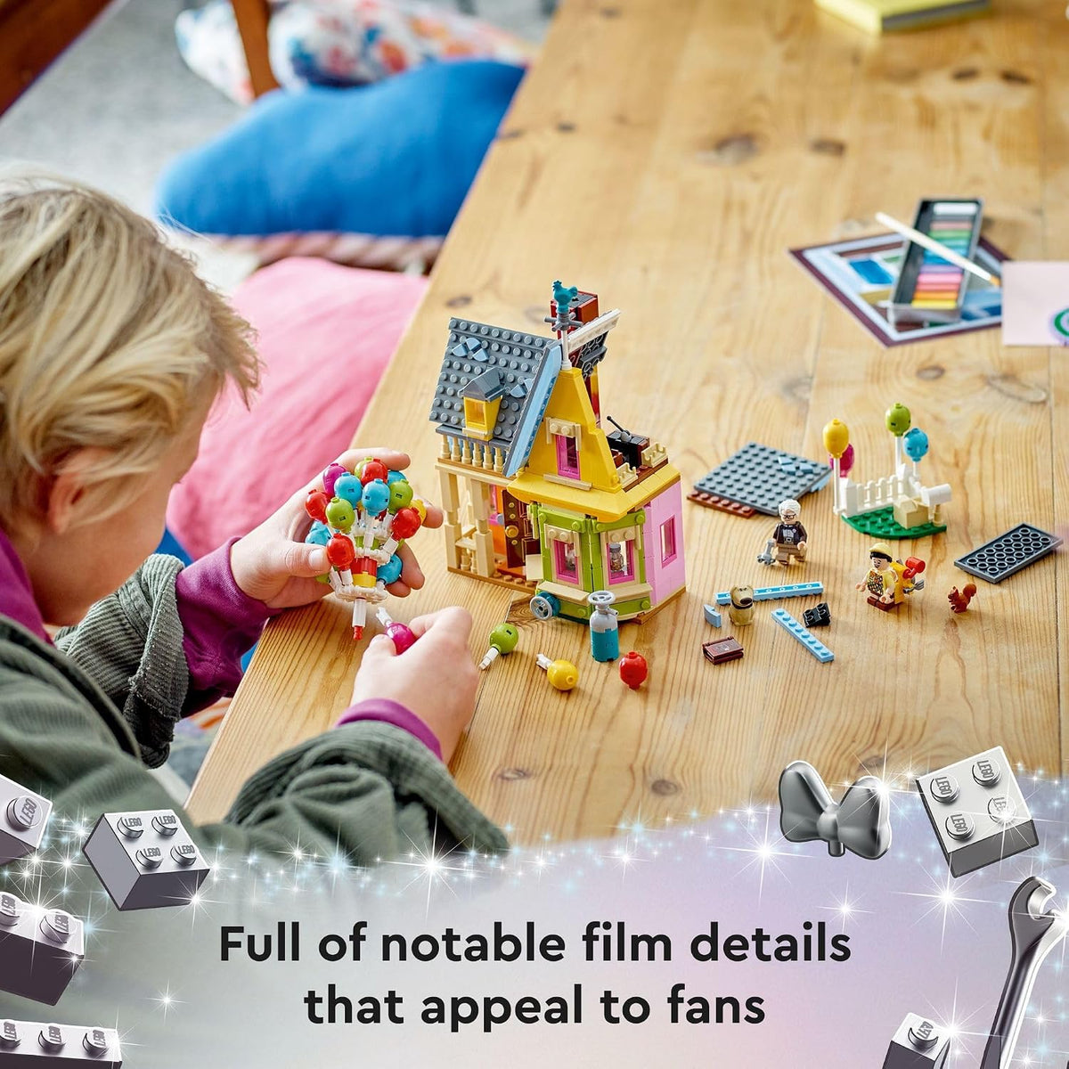 LEGO Disney and Pixar 'Up' House, juego clásico de juguetes...