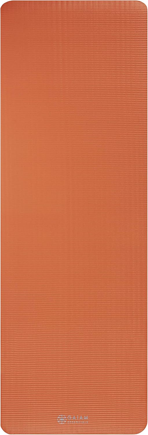 Gaiam Tapete de yoga grueso, esterilla de ejercicio y fitness con c...