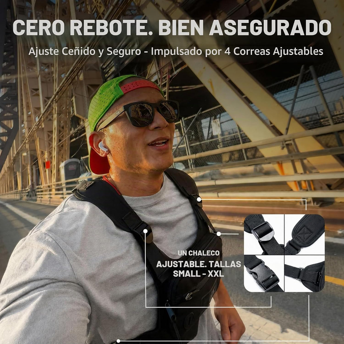 MVRK Mochila de pecho resistente al agua - Chaleco para correr para...