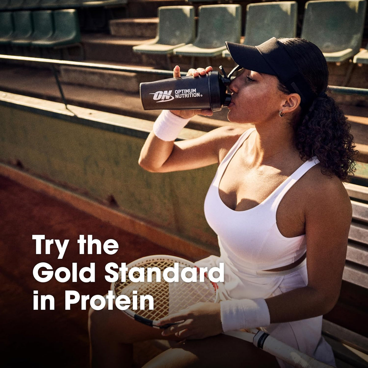 Optimum Nutrition Gold Standard Proteína de suero de leche, chocola...