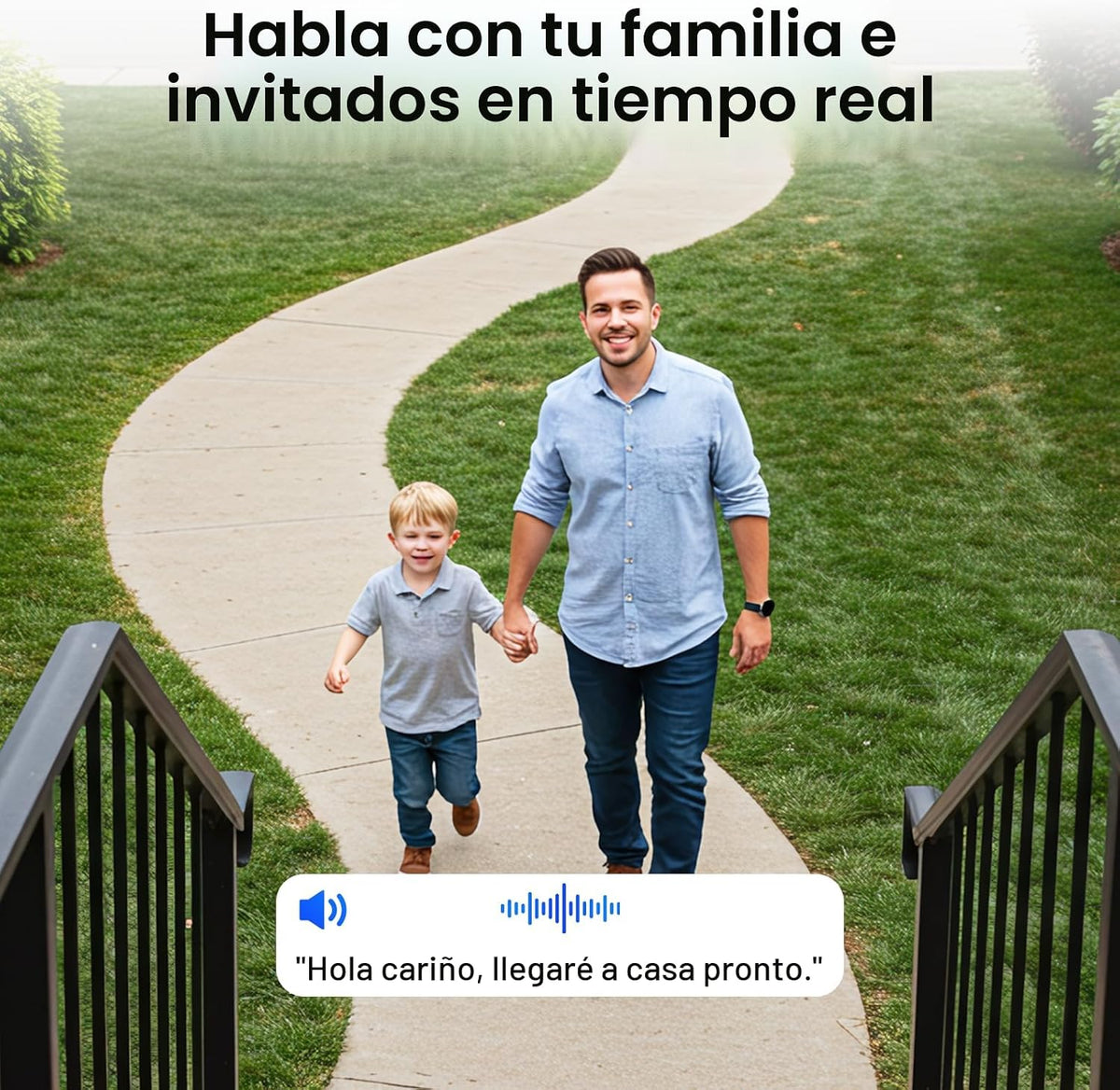 INFIYA Cámara solar 2K inalámbrica para exteriores, paquete de 2, c...