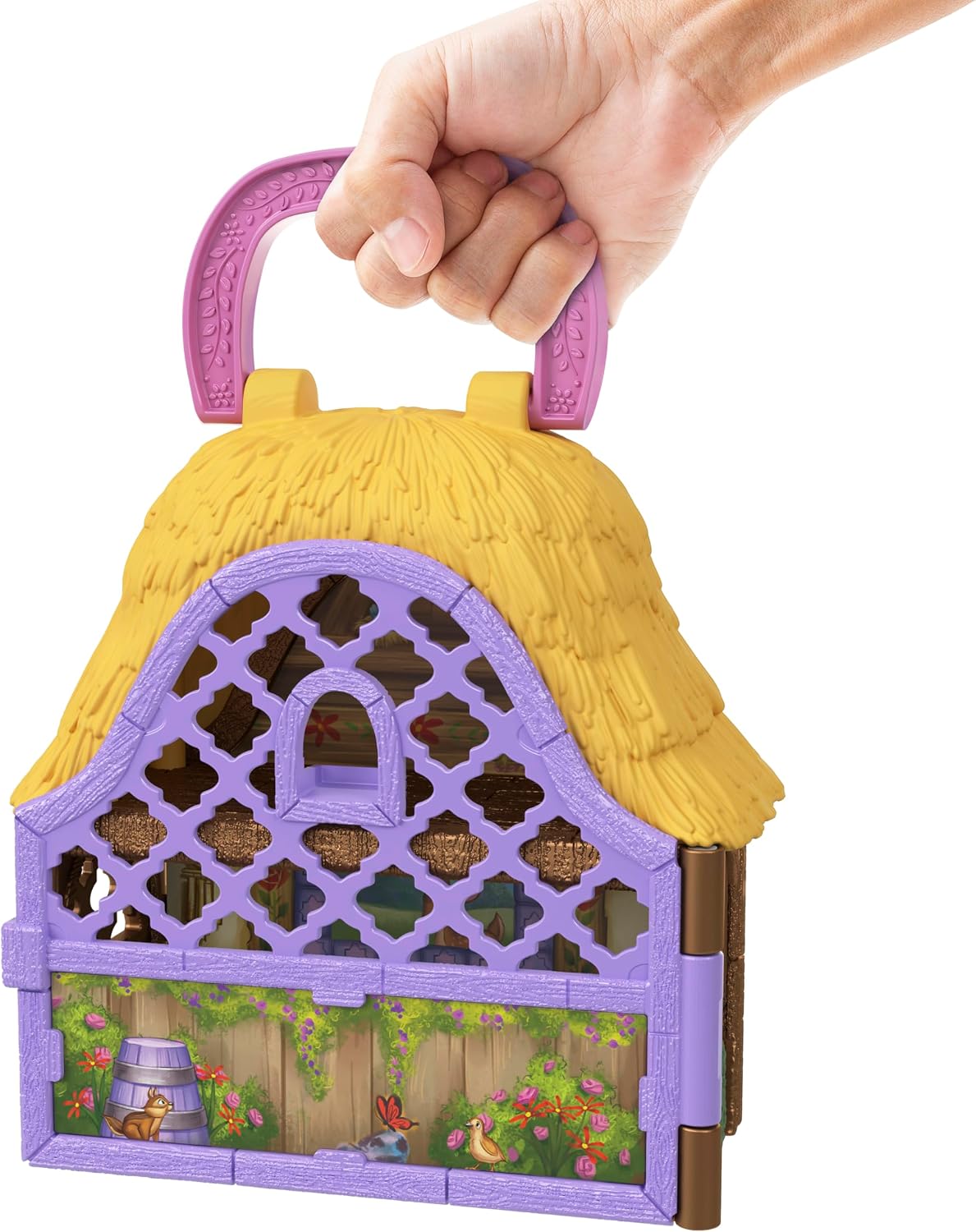 Mattel Disney Wish Juego de Microfigura y Casa de Muñecas, Set Port...
