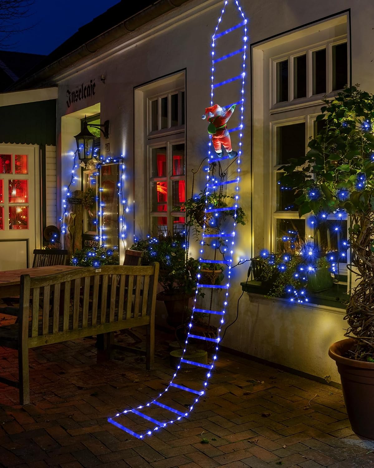 Toodour Luces LED de Navidad, luces decorativas de Navidad de 10 pi...