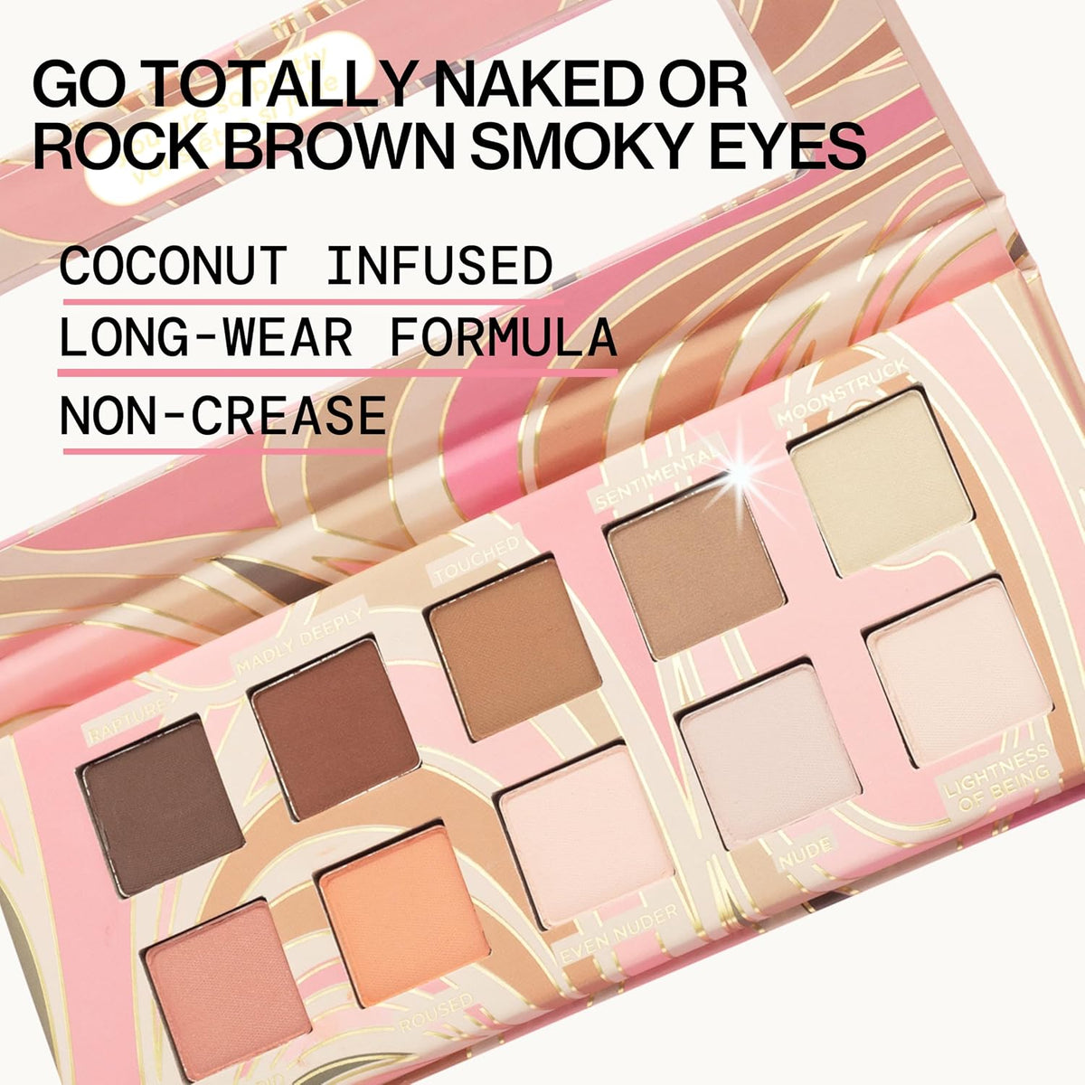 Pacifica Pink Nudes - Paleta de sombra de ojos minerales, 10 tonos...