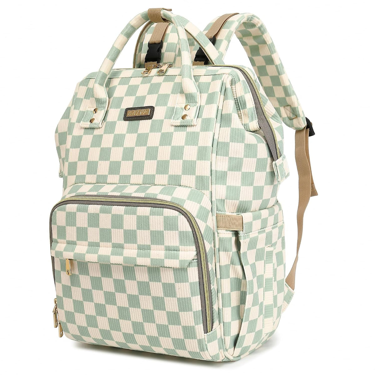 GAIVP Mochila para pañales de bebé para mamá, bolsa de pañales de v...