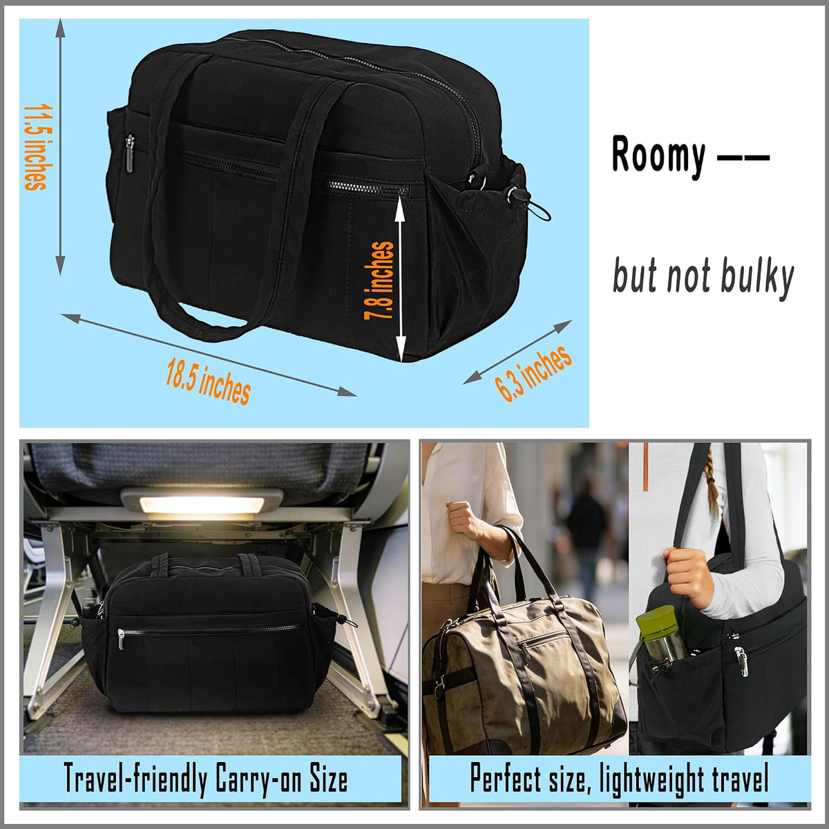 MZTUE Bolso mediano para pañales, bolso de hombro y cruzado para mamá