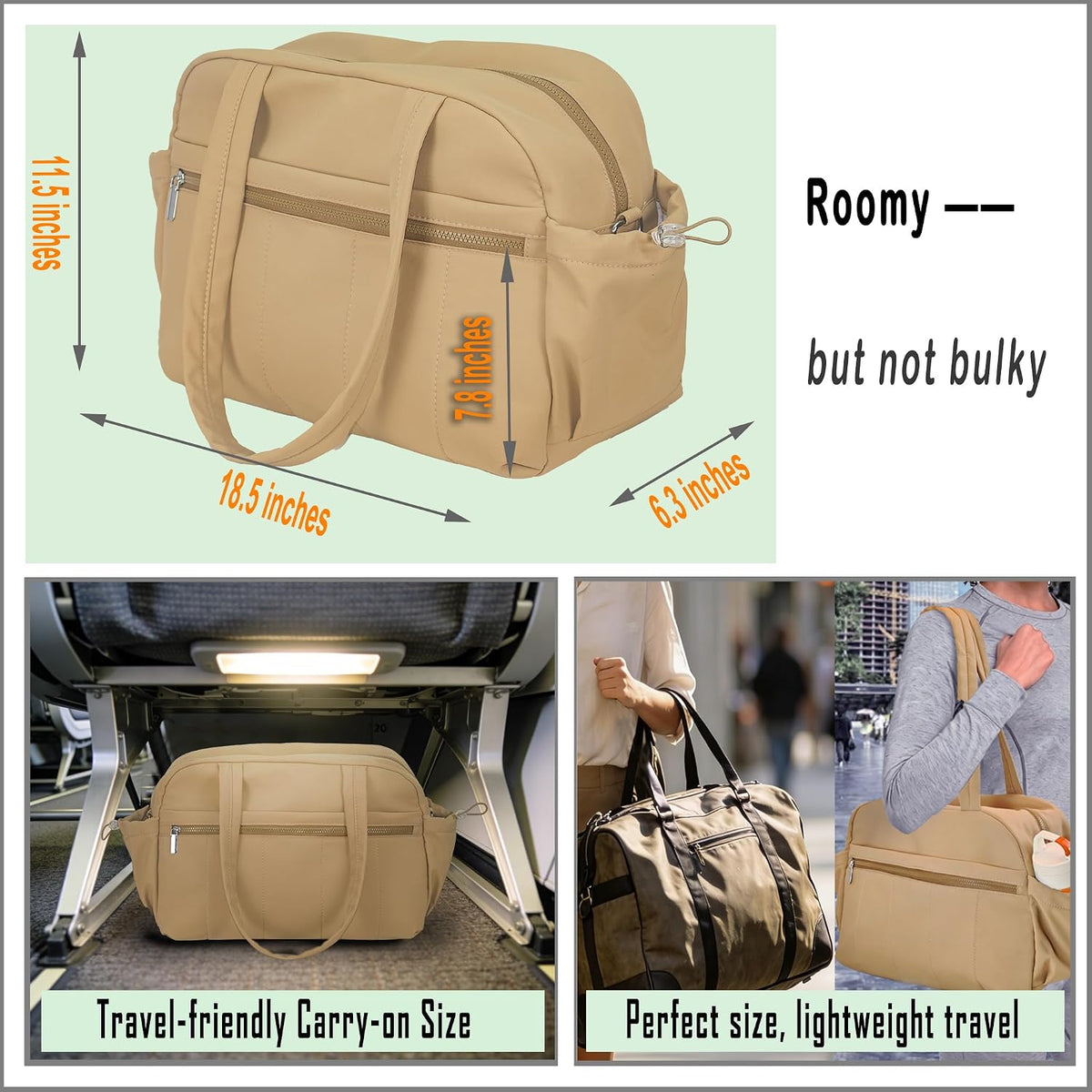 MZTUE Bolso mediano para pañales, bolso de hombro y cruzado para mamá
