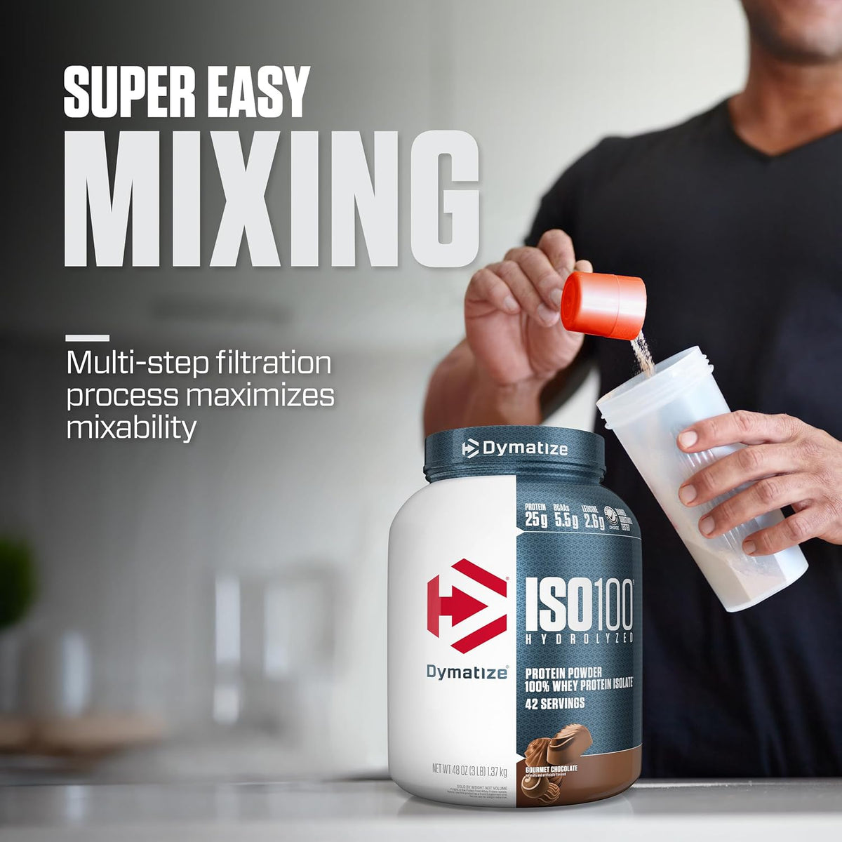Dymatize Nutrition 100% proteína de suero de leche aislada hidroliz...