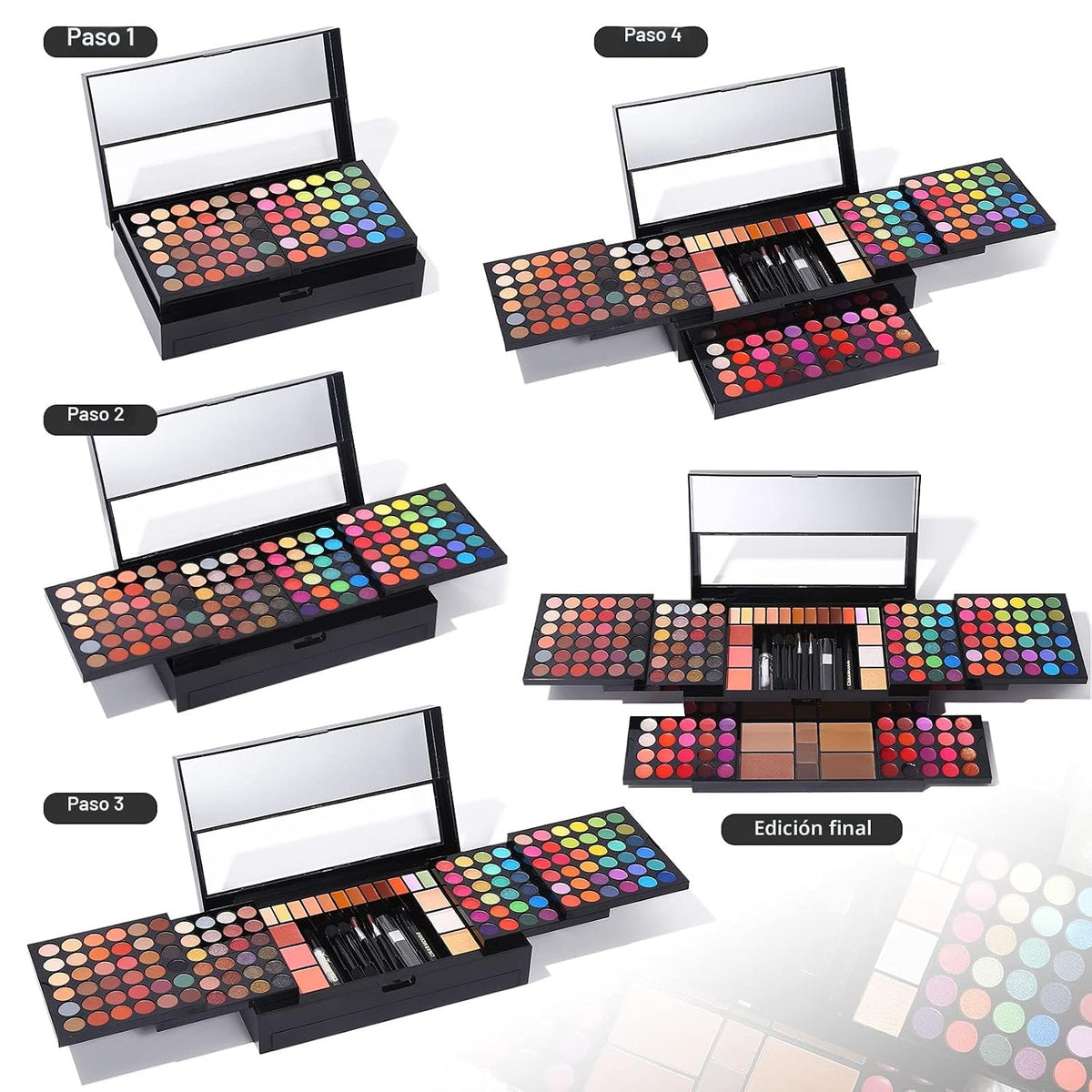 Kit de maquillaje profesional todo en uno para mujer, kit completo,...
