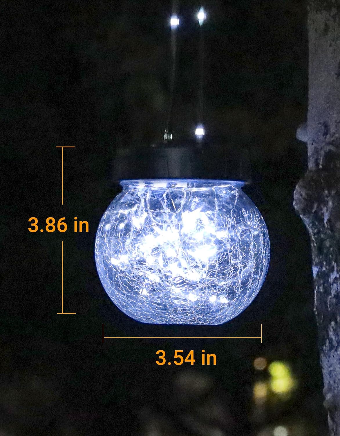 PARTPHONER Luces solares para exteriores impermeables de 12 unidade...