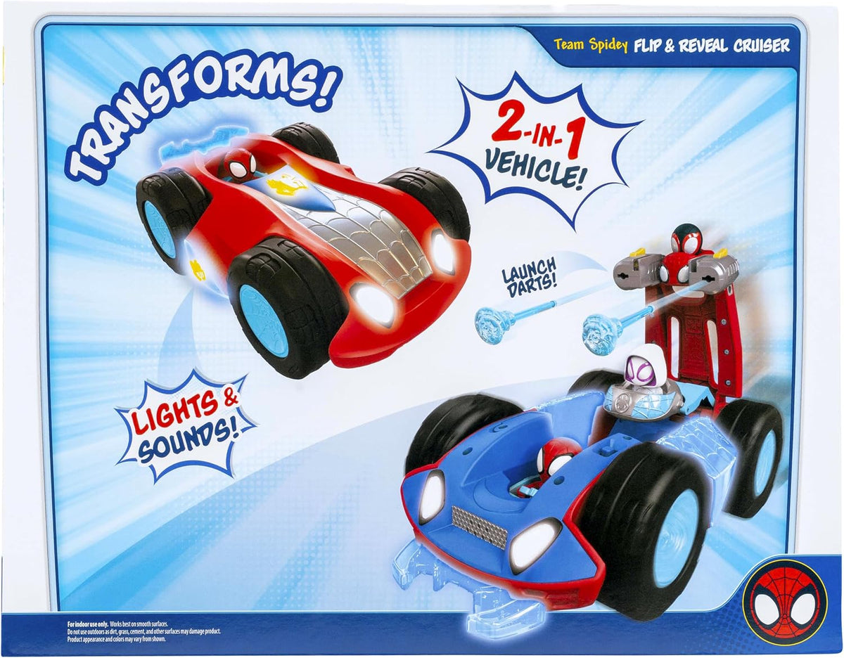 Jazwares Marvel Spidey and His Amazing Friends Team Spidey Flip and...
