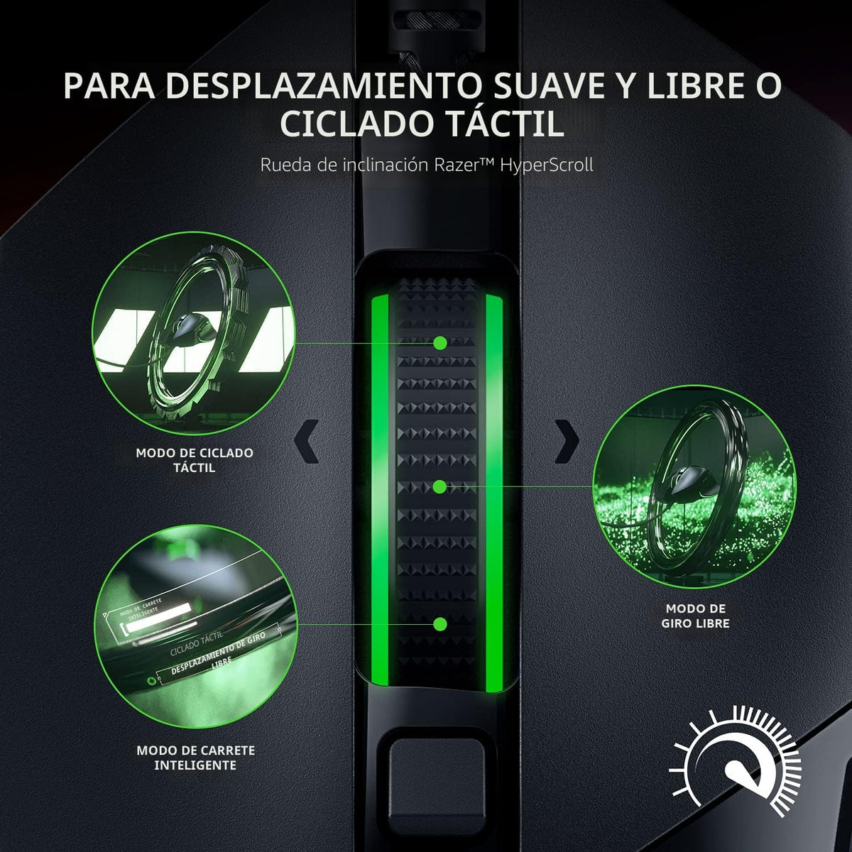 Razer Basilisk V3 - Ratón ergonómico con cable para juegos