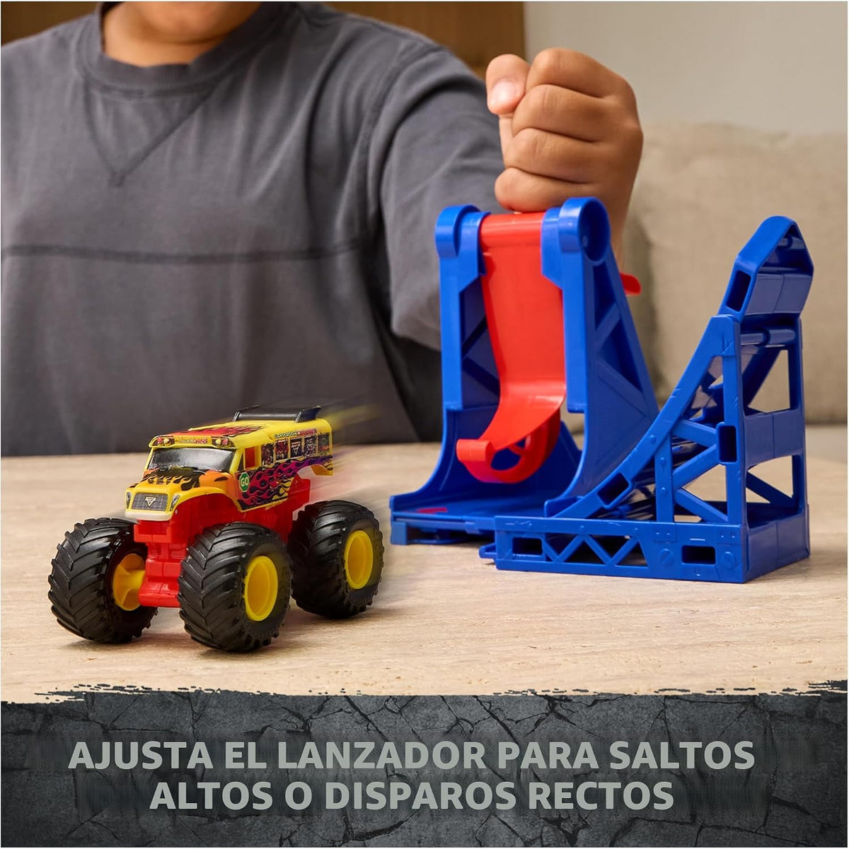 Juego de Monster Jam Smash & Bash Crash Course Monster Truck | Excl...