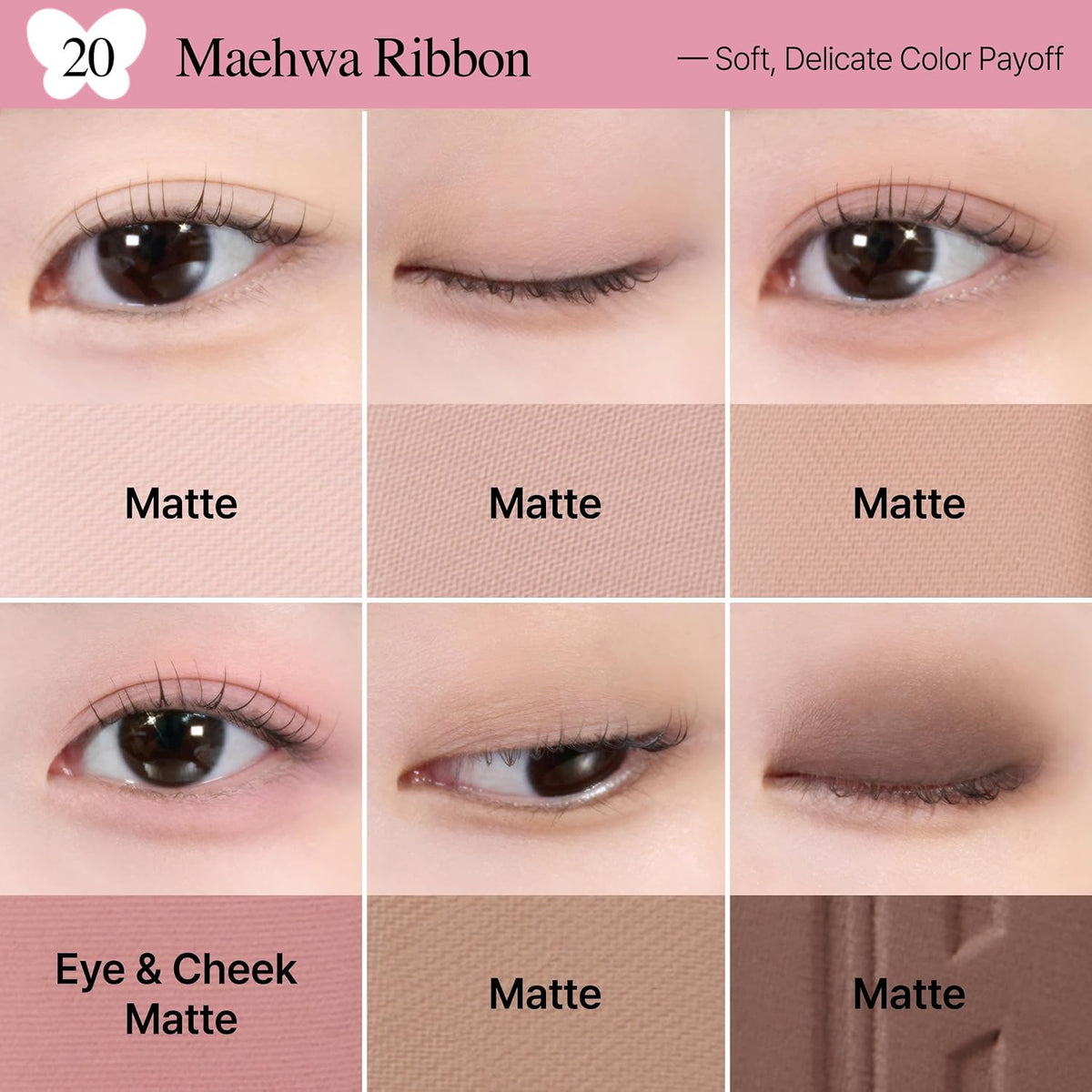CLIO Pro - Paleta de ojos de aire, 12 colores de sombra de ojos mat...