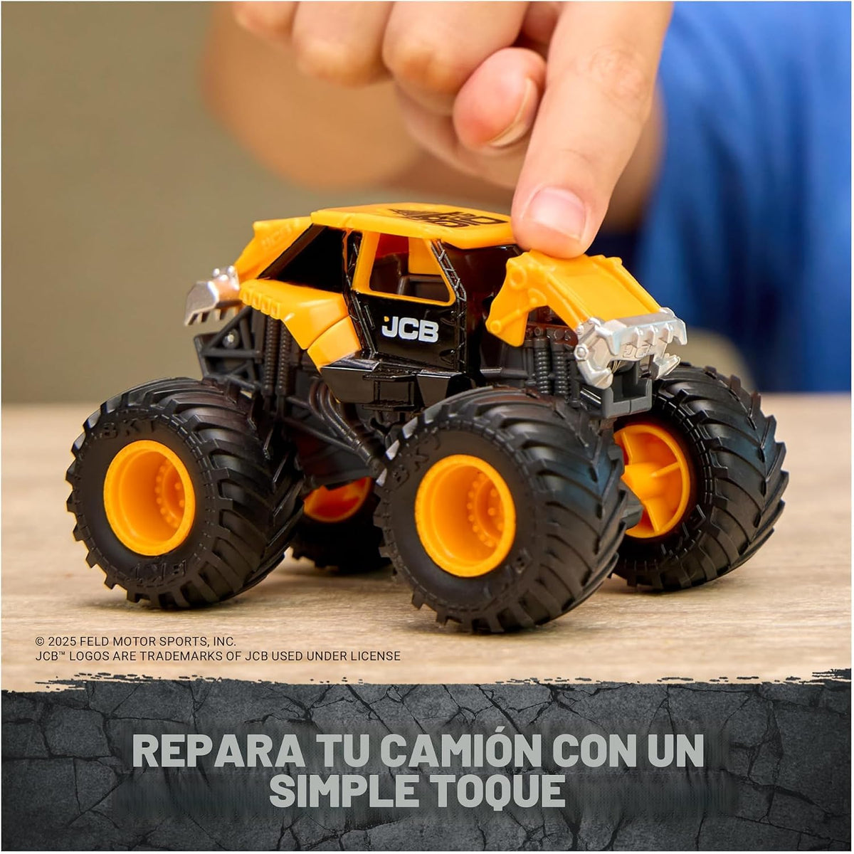 Monster Jam Smash & Bash SmashBot Playset con lanzador, exclusi...