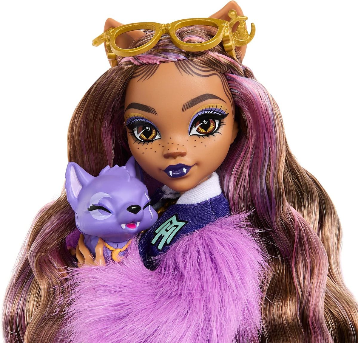 Monster High Clawdeen Wolf Doll con chaqueta peluda | Hombre lobo e...