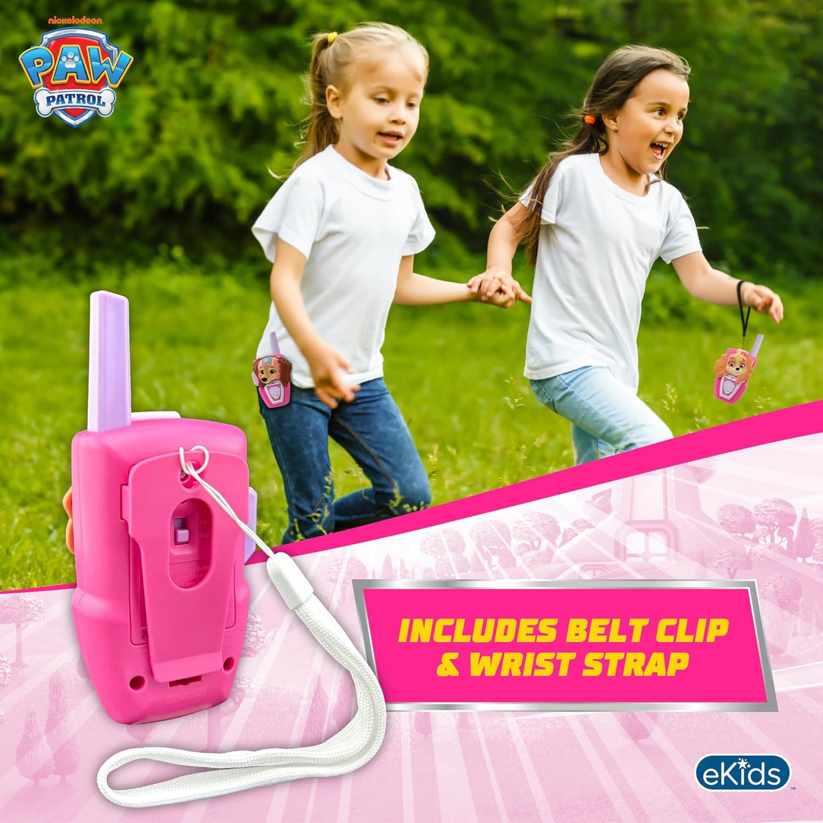 Paw Patrol Toy Walkie Talkies para niños, juguetes para interiores...