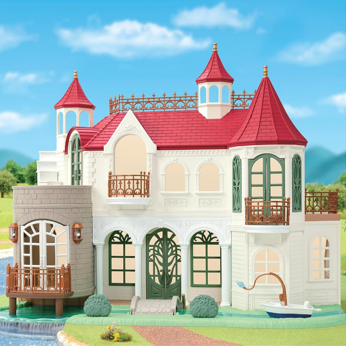Calico Critters - Red Roof Home - Casa de muñecas Riverside Manor |...