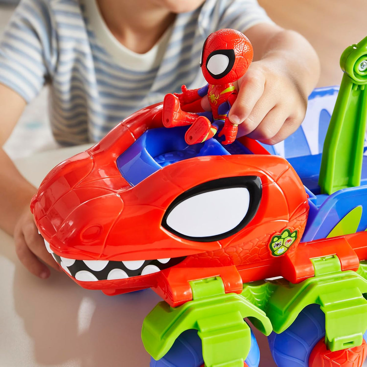 Marvel Dino-Webs Crawler de Spidey y sus increíbles amigos, Juego d...